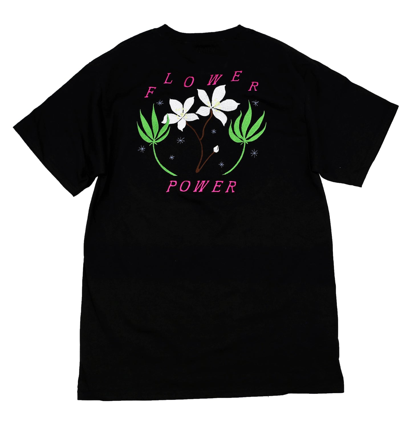 Flower Power Embroidered T-shirt