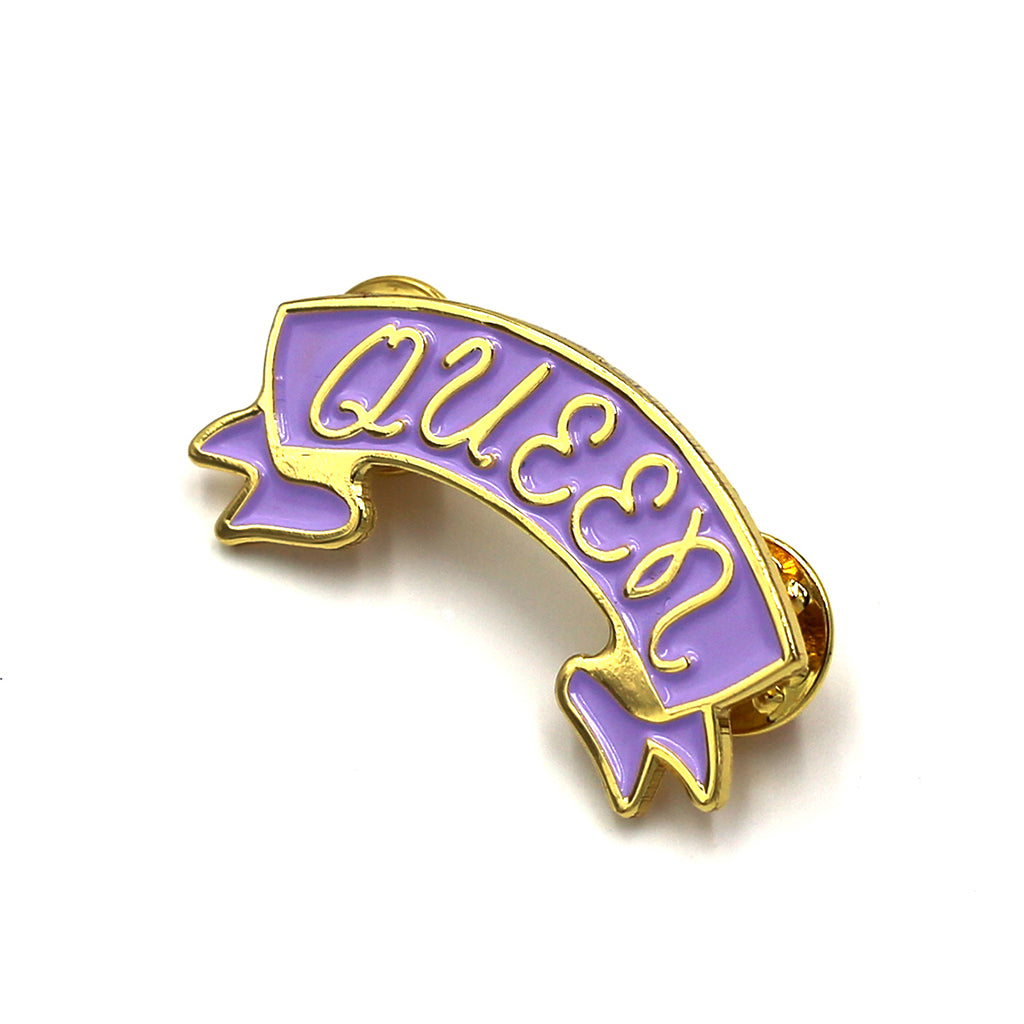 Queen Banner Pin