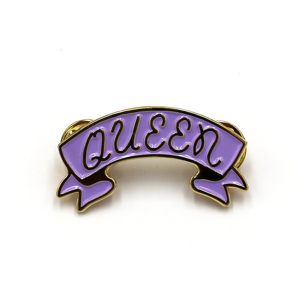 Queen Banner Pin
