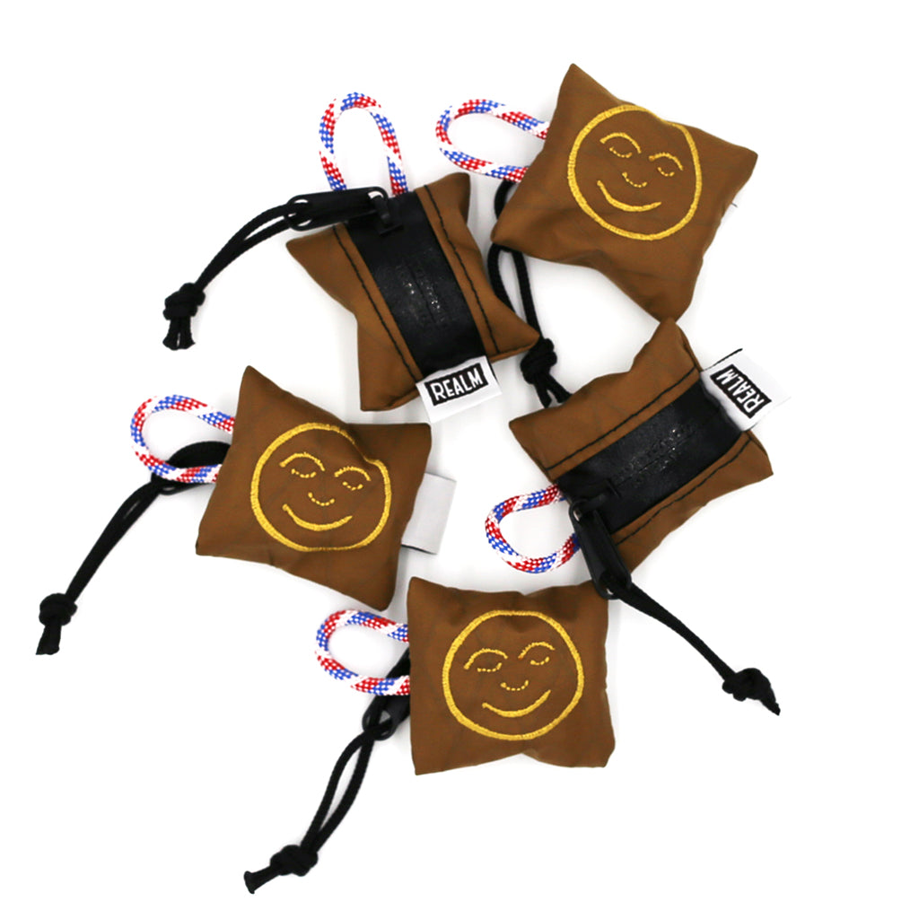 Smiley Face No Waste Keychain