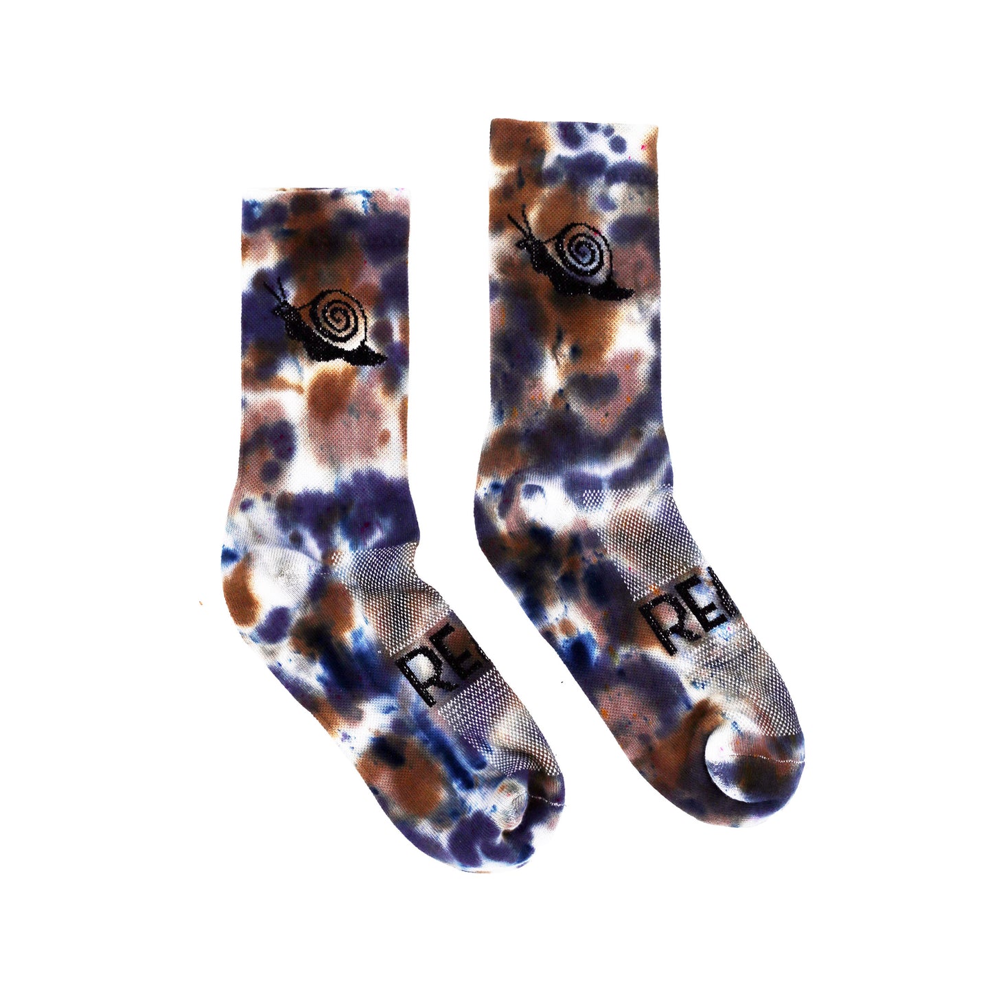 Woven Snail Athletic Socks