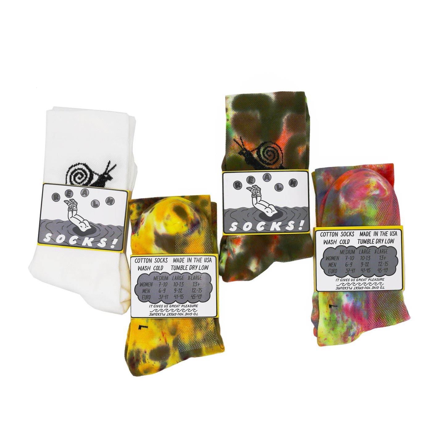 New Woven Snail Athletic Socks