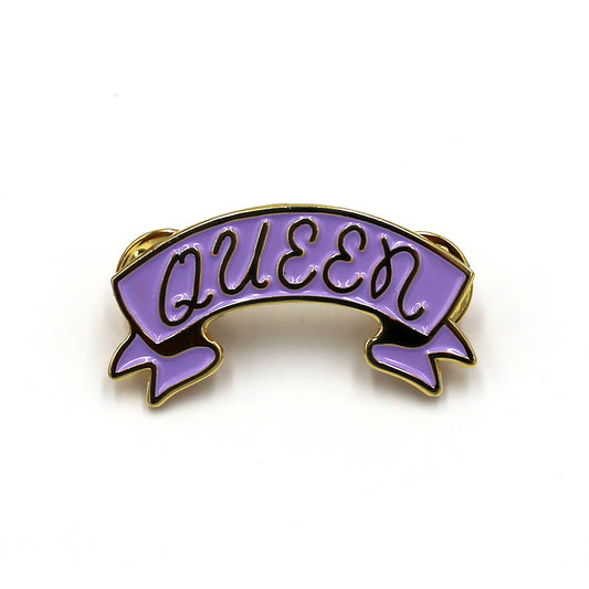 Queen Banner Pin